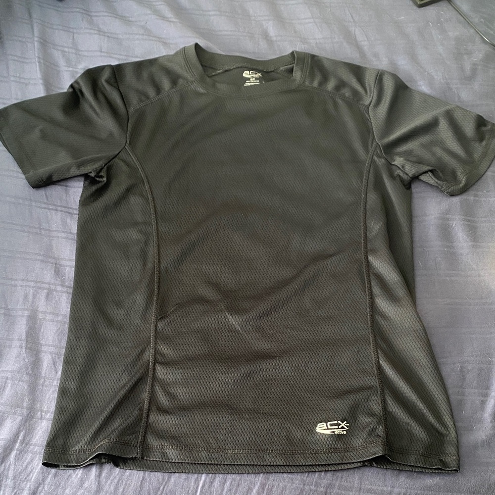 Men's Athletic Shirt - Black - ACX Active - Size Small